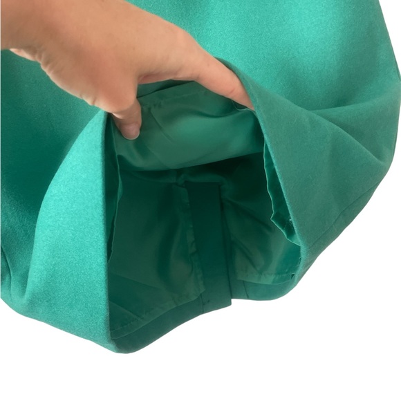 J. CREW Emerald Green Fully Lined Wool Pencil Skirt Size 2 - Picture 4 of 9